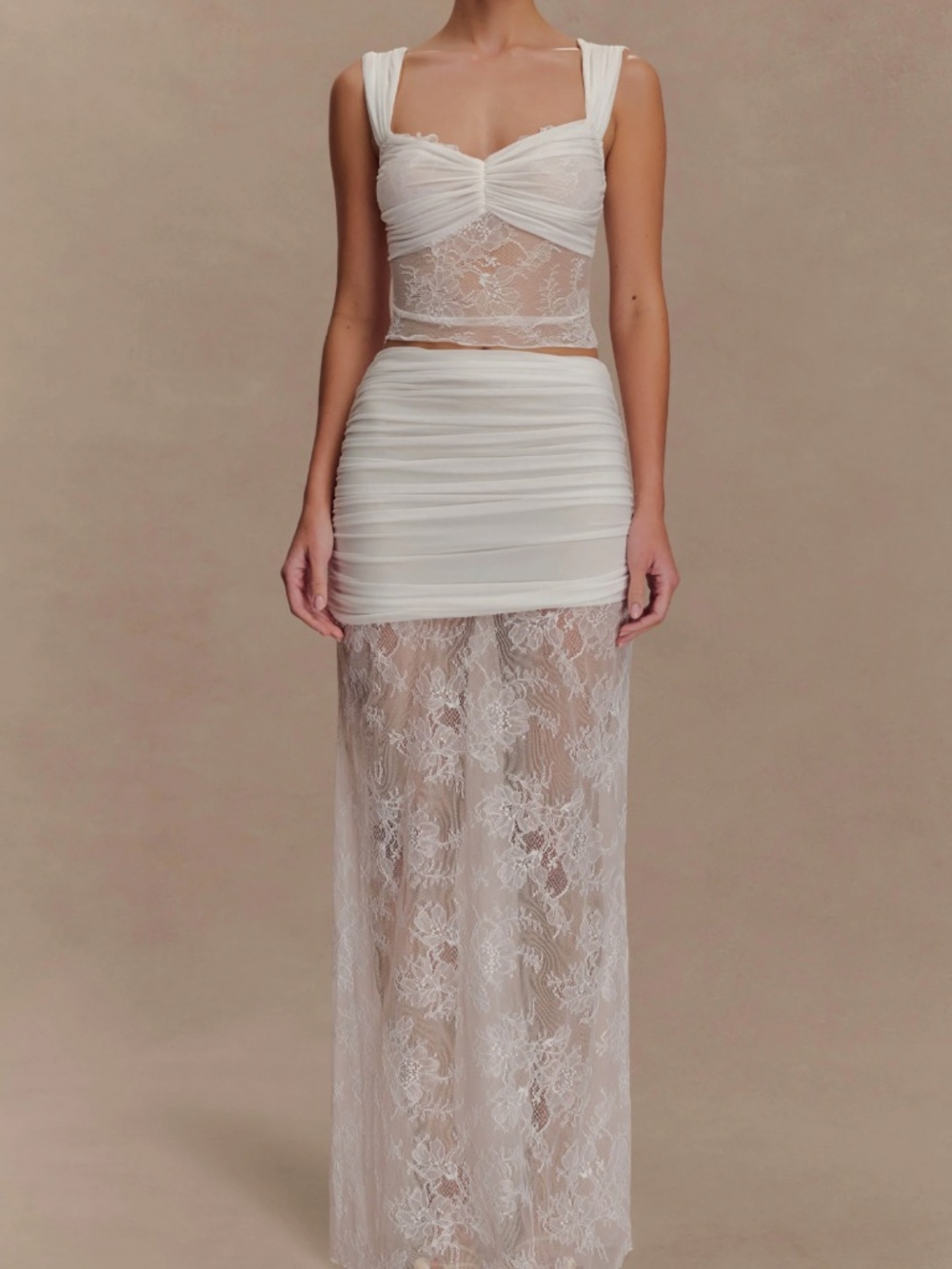 NWT Meshki Guinevere Lace Skirt and top size small
